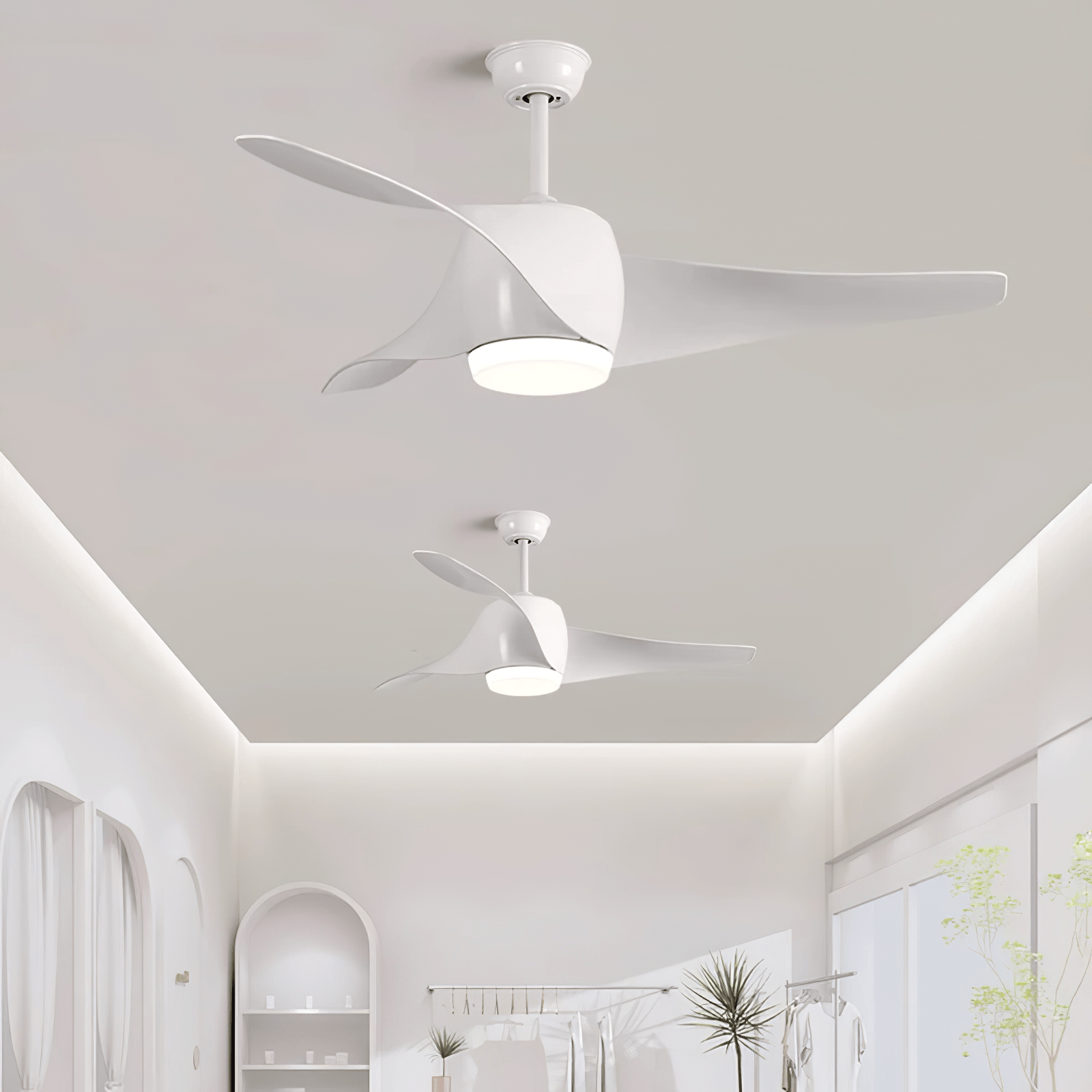 Ventilateur de plafond Umber avec lumière