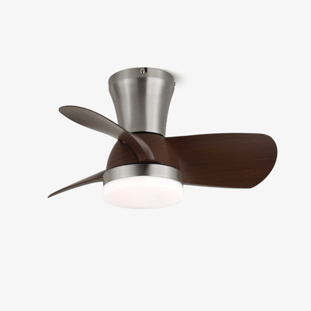 Plafonnier Ventilateur Moderne en Bois Deynor