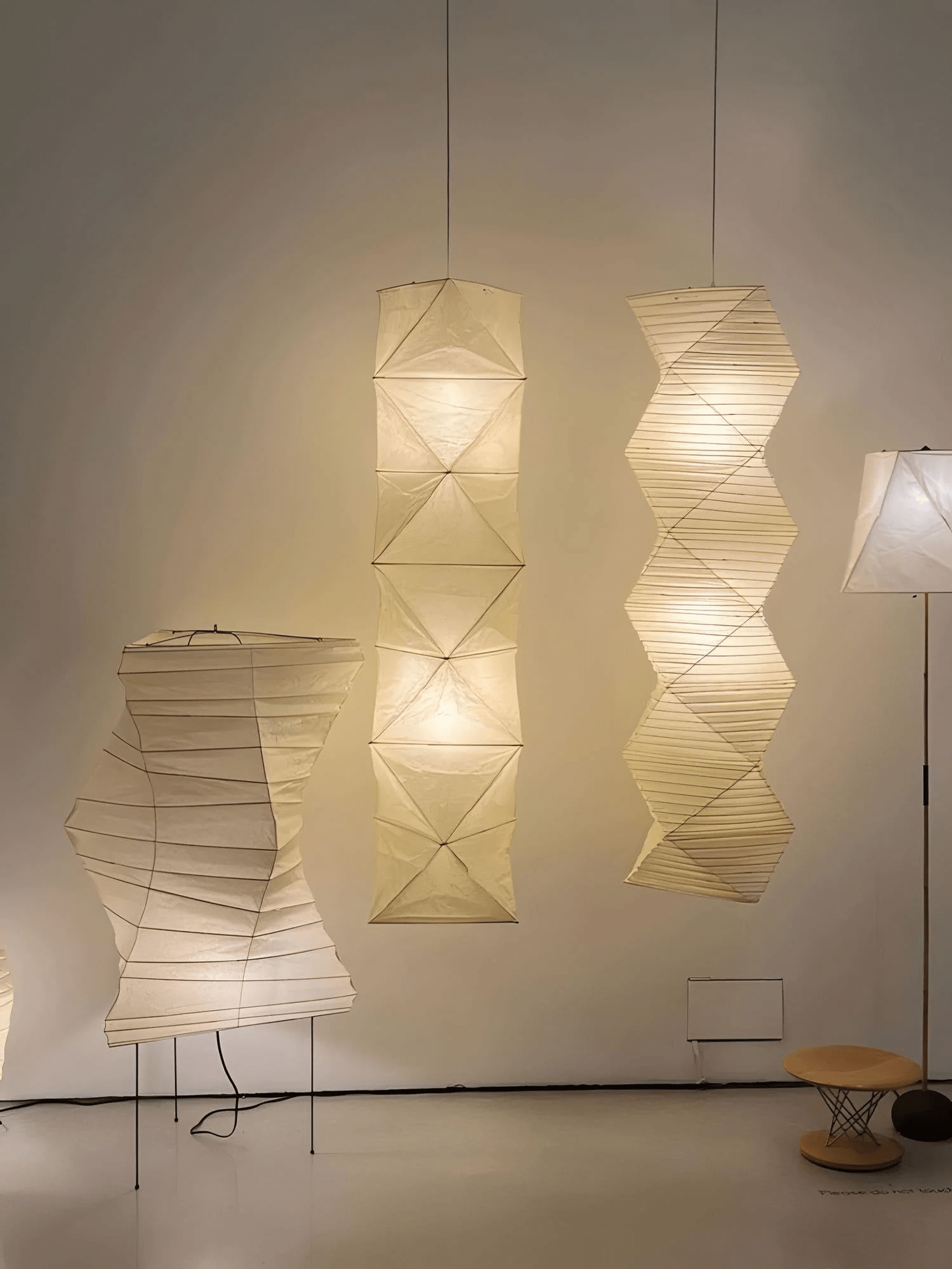 Origami Lustre Suspendu Minimaliste En Papier