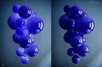 Aurora Lustre En Verre De Murano Grappes De Raisins Art Déco