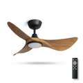 Ventilateur de plafond Finn à pales effet bambou avec lumière