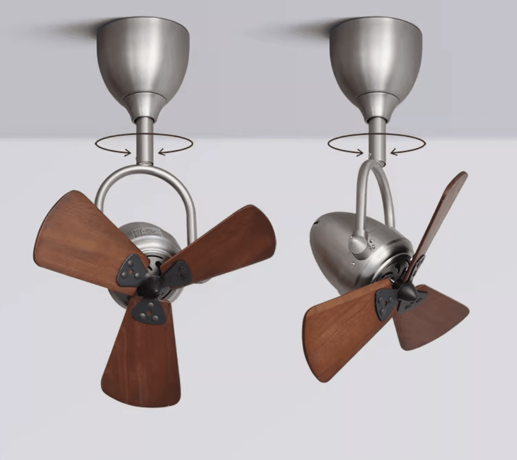 Ventilateur de plafond articulé Orville