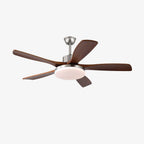 Plafonnier ventilateur moderne Orvian en bois