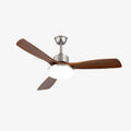 Plafonnier ventilateur moderne Orvian en bois