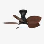 Plafonnier Ventilateur Florence en Bois Vintage