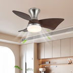 Plafonnier Ventilateur Aureon Moderne en Bois