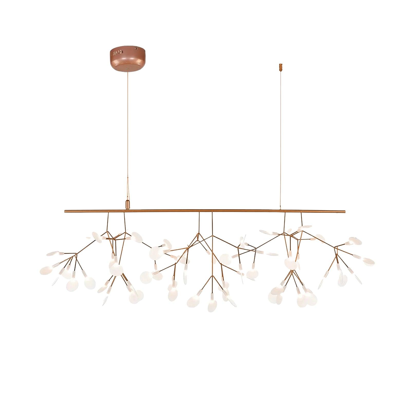 Lustra Lustre LED À Branches Longues Et Linéaires Artistiques