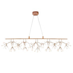 Lustra Lustre LED À Branches Longues Et Linéaires Artistiques