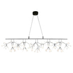 Lustra Lustre LED À Branches Longues Et Linéaires Artistiques