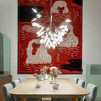 Lustra Lustre LED À Branches Longues Et Linéaires Artistiques