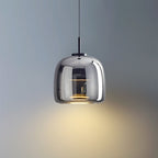 June Suspension Cylindre Moderne Verre. Claire/Grise Fumée/Ambre