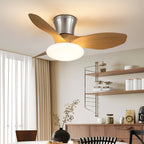 Plafonnier ventilateur Velora moderne en bois