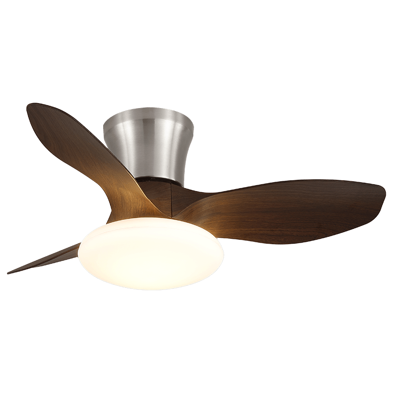 Plafonnier ventilateur Velora moderne en bois