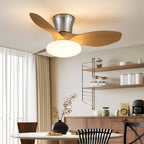 Plafonnier ventilateur Velora moderne en bois