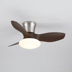 Plafonnier ventilateur Velora moderne en bois