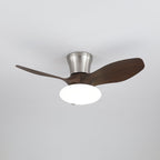 Plafonnier ventilateur Velora moderne en bois