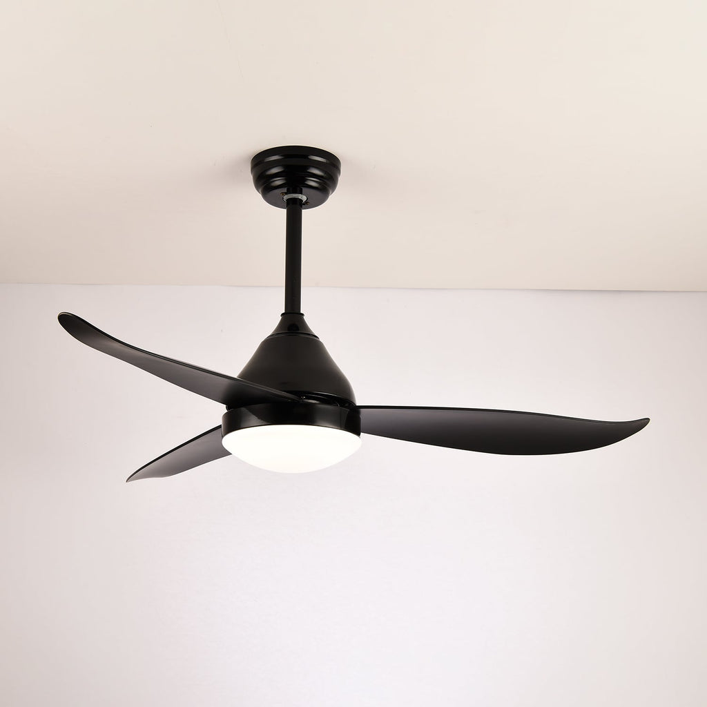 Ventilateur de plafond moderne Fia avec éclairage