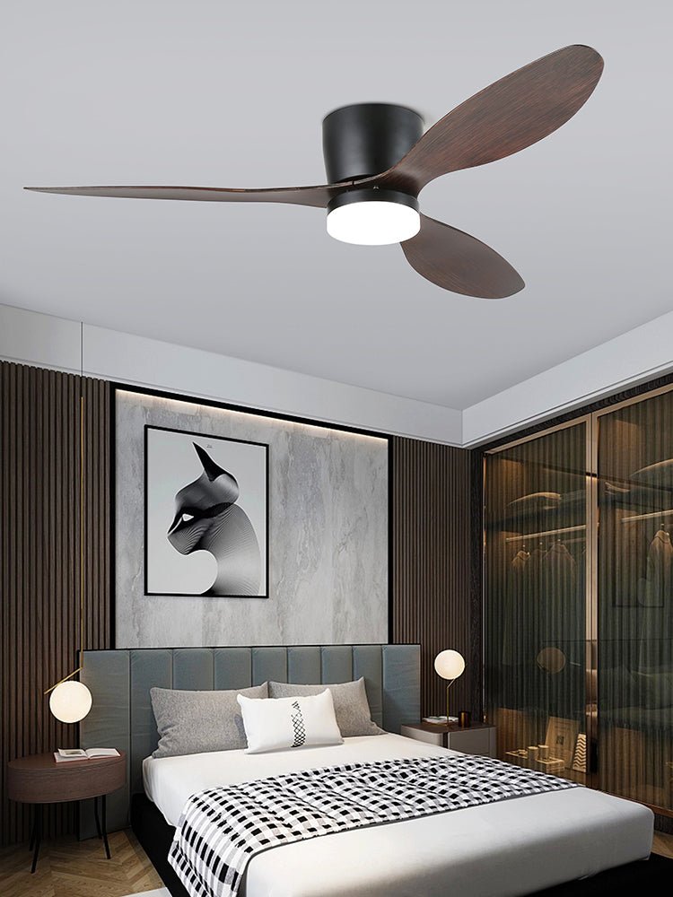 Ventilateur de plafond minimaliste Knox avec lumière