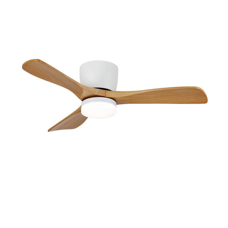 Brinor Ventilateur de Plafond Minimaliste en Bois avec Lumière