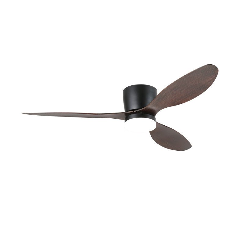 Brinor Ventilateur de Plafond Minimaliste en Bois avec Lumière
