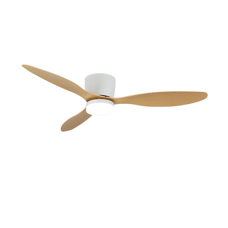 Brinor Ventilateur de Plafond Minimaliste en Bois avec Lumière