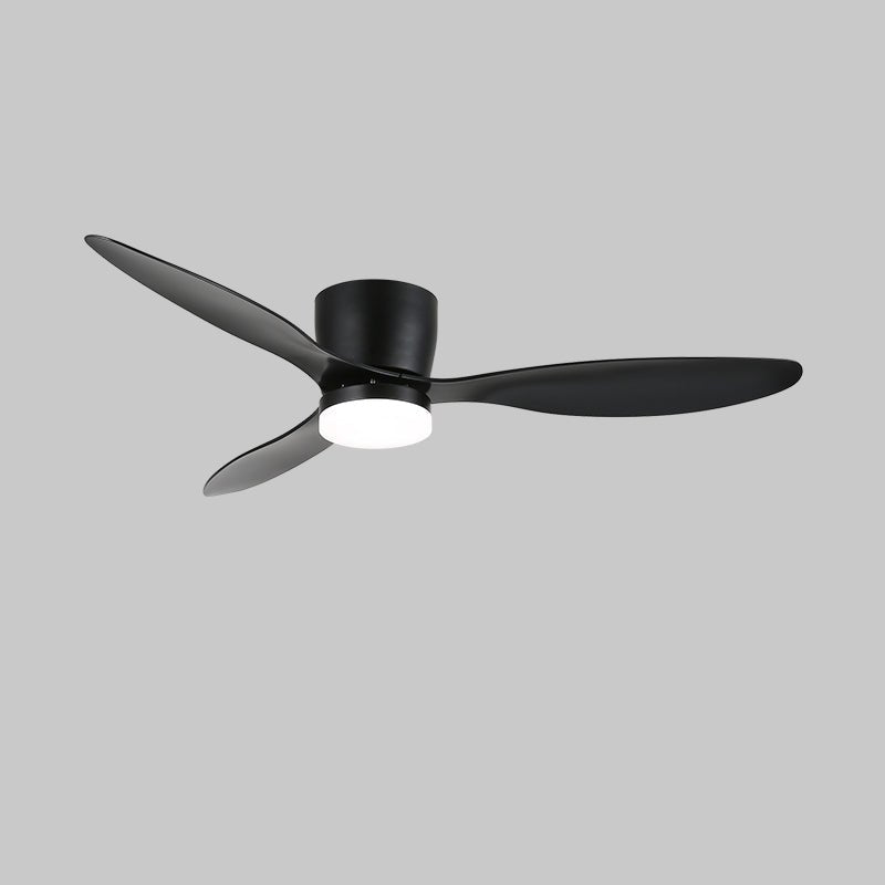 Brinor Ventilateur de Plafond Minimaliste en Bois avec Lumière