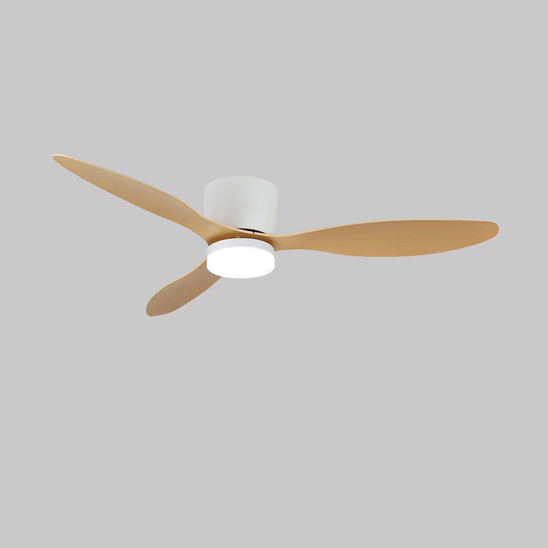 Brinor Ventilateur de Plafond Minimaliste en Bois avec Lumière