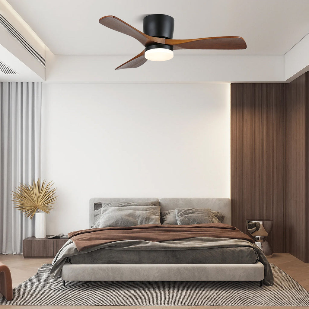 Ventilateur de plafond minimaliste Knox avec lumière