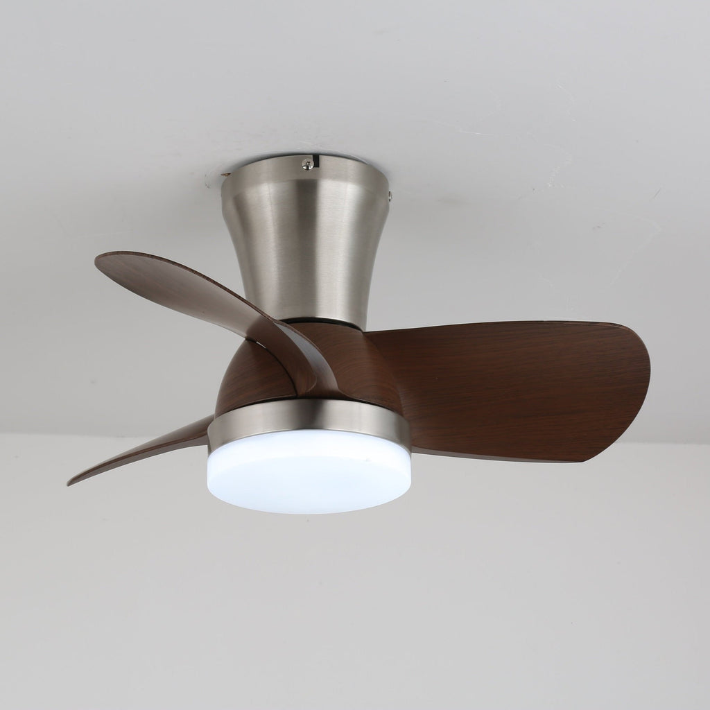 Plafonnier Ventilateur Moderne en Bois Deynor