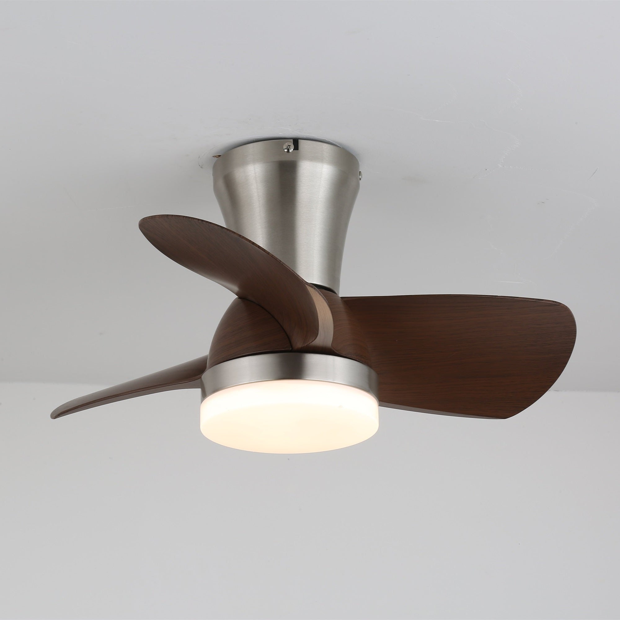 Plafonnier Ventilateur Moderne en Bois Deynor