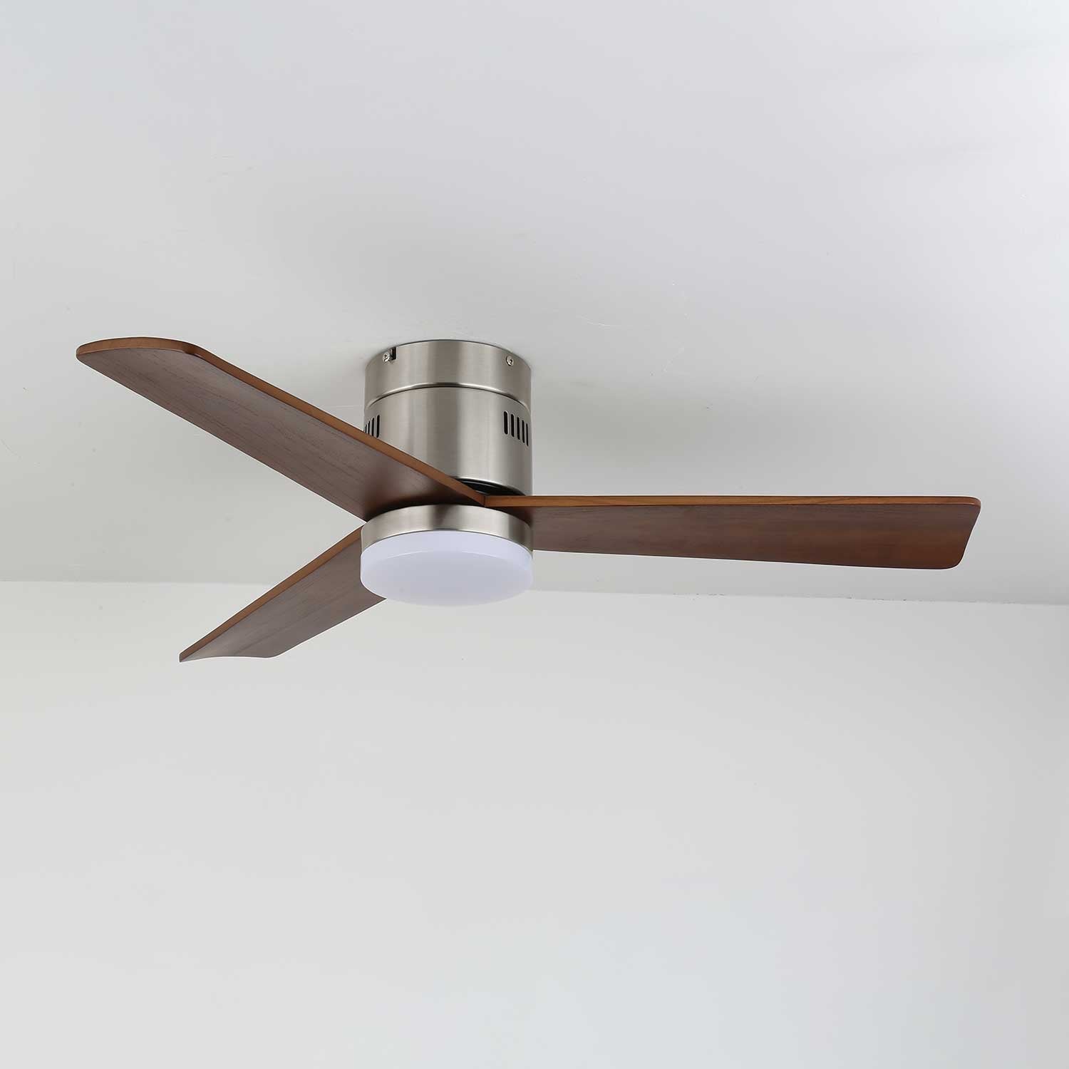 Eris Ventilateur de plafond lumineux minimaliste en bois