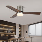 Eris Ventilateur de plafond lumineux minimaliste en bois