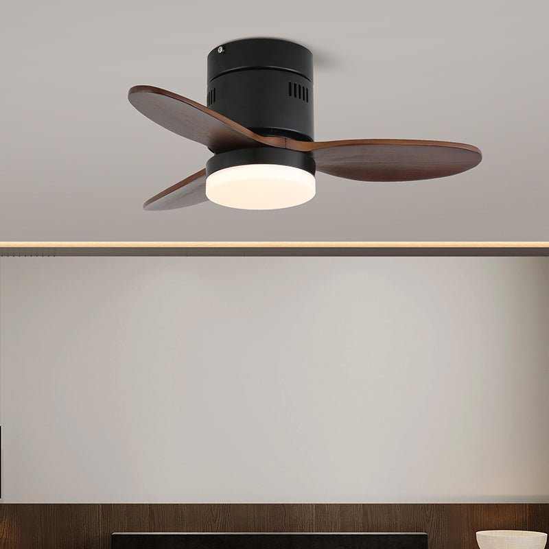 Eris Ventilateur de plafond lumineux minimaliste en bois