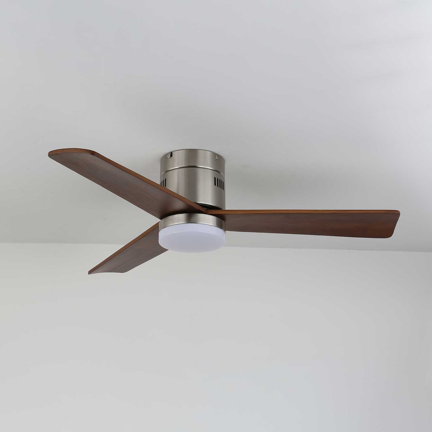Eris Ventilateur de plafond lumineux minimaliste en bois
