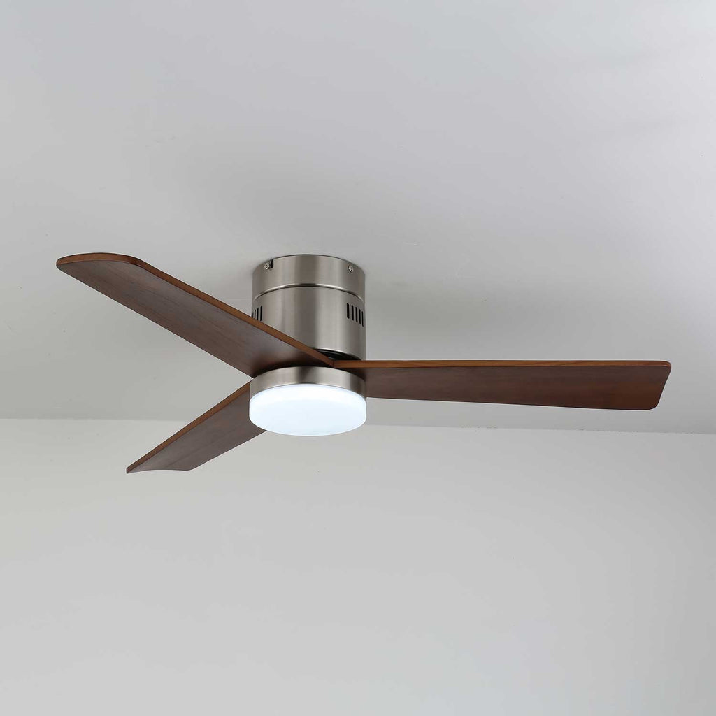 Eris Ventilateur de plafond lumineux minimaliste en bois