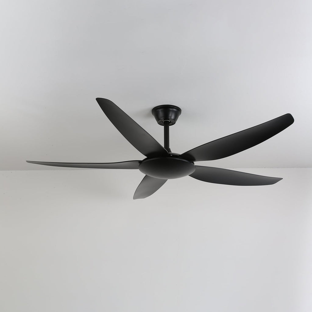 Ventilateur de plafond minimaliste Onyxa avec lumière