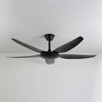 Ventilateur de plafond minimaliste Onyxa avec lumière