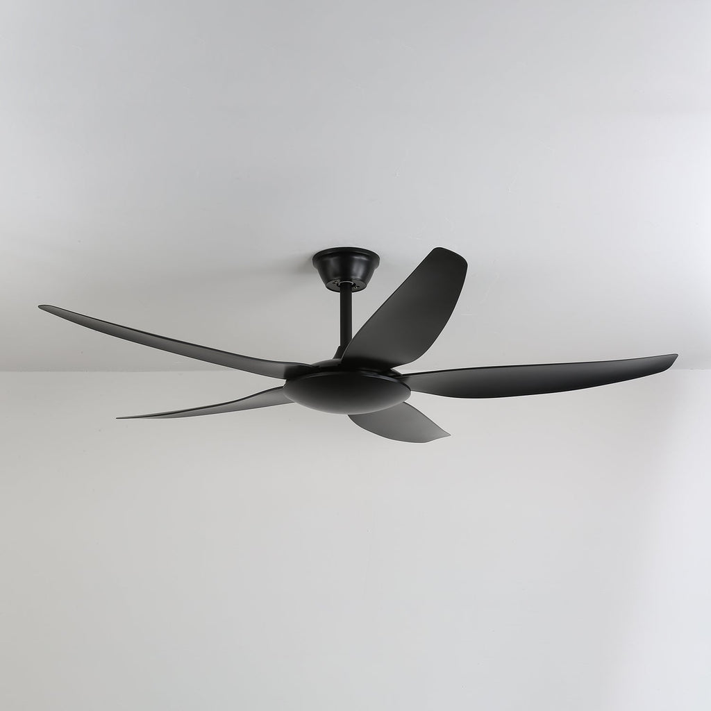 Ventilateur de plafond minimaliste Onyxa avec lumière