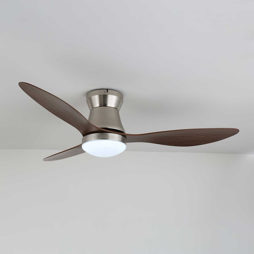 Plafonnier Ventilateur Zerath en Bois Moderne