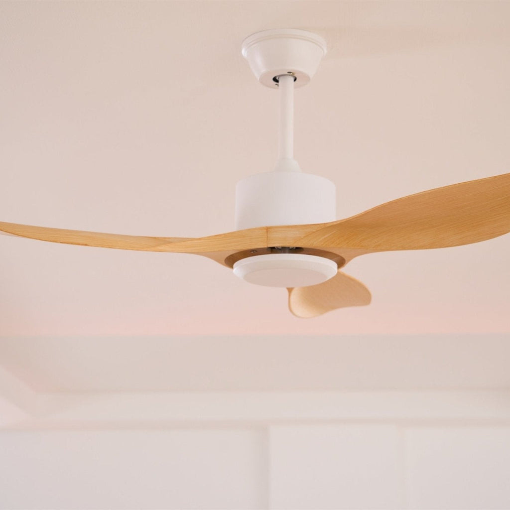 Ventilateur de plafond Meren en bois minimaliste