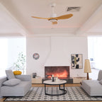 Ventilateur de plafond Meren en bois minimaliste