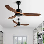 Ventilateur de plafond Meren en bois minimaliste