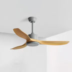 Ventilateur de plafond Meren en bois minimaliste