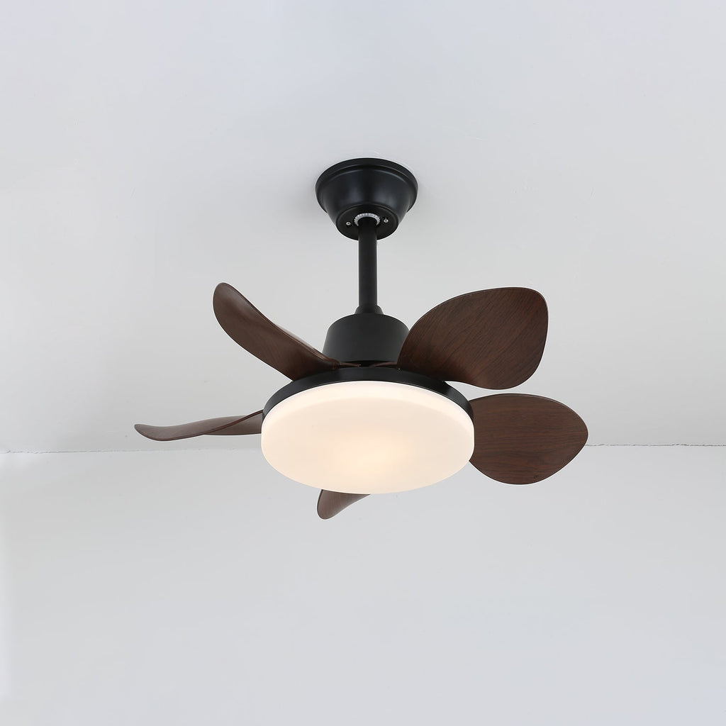 Plafonnier Ventilateur Veyra Moderne en Bois