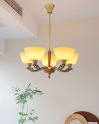 Lustra Lustre Vintage à Abat-jour Évasé
