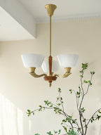 Lustra Lustre Vintage à Abat-jour Évasé