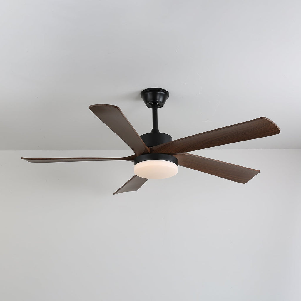 Eryndor Plafonnier Ventilateur Moderne en Bois