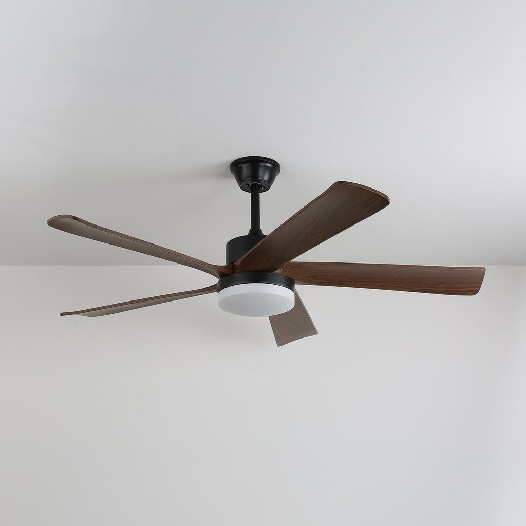 Eryndor Plafonnier Ventilateur Moderne en Bois