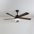 Eryndor Plafonnier Ventilateur Moderne en Bois