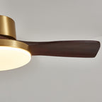 Xen Plafonnier Ventilateur Moderne en Bois